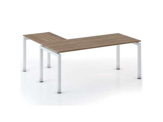 rohovy kancelarsky stul primo square 180x180 cm orech 21252