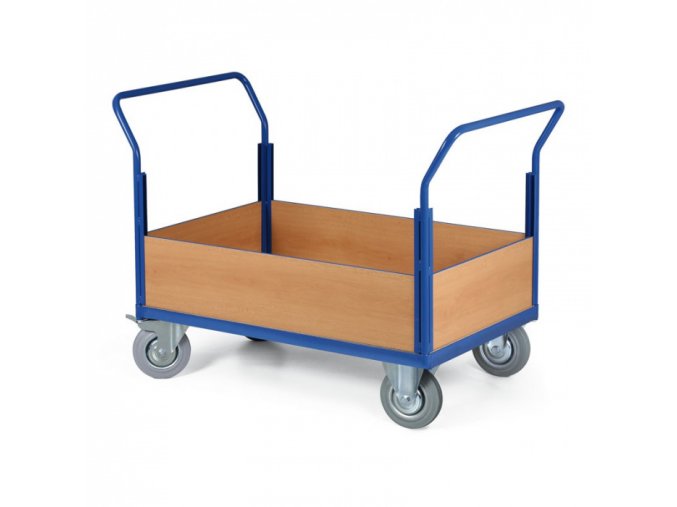 Plošinový vozík - 4 nízké výplně, 1000x700 mm, 200 kg