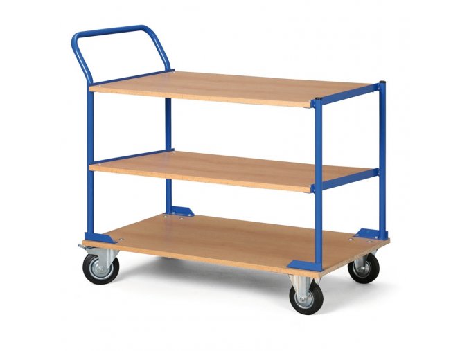 policovy vozik 3 drevotriskove police nosnost 100 kg 12927