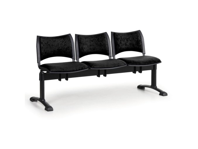 calounena lavice do cekaren smart 3 sedak cerna cerne nohy 24336