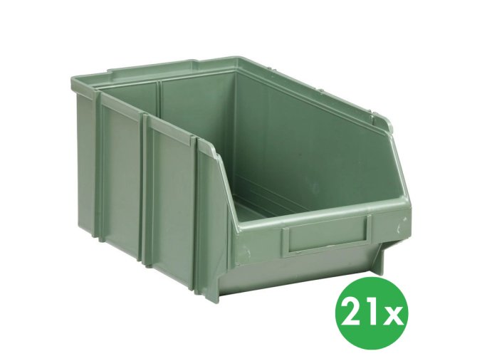 Plastový box z polystyrenu, 212 x 360 x 165 mm