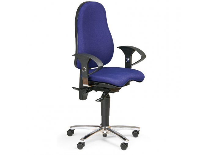 zdravotni balancni kancelarska zidle exeter modra 203