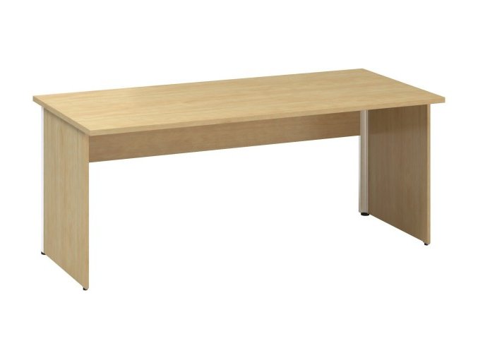 Kancelářský psací stůl CLASSIC A, 1800 x 800 mm, divoká hruška