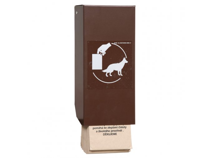 schranka na sacky na psi exkrementy na odpadkovy kos 3482