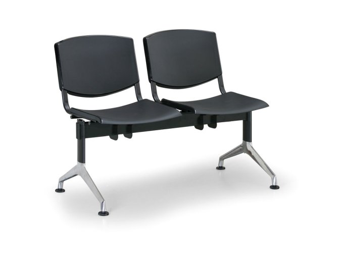 plastova lavice do cekaren smile 2 sedak cerna 3807