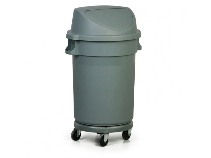pojizdna plastova nadoba na odpad s vyklopnym vikem 80 l 4185
