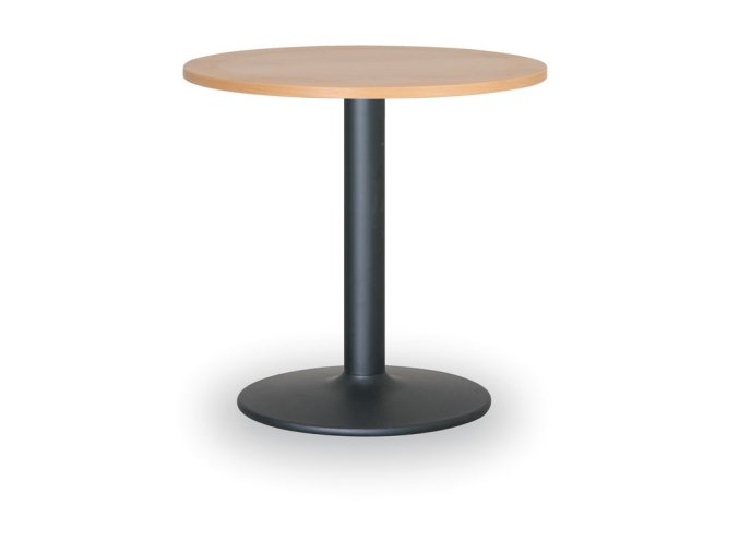 konferencni stolek zeus ii prumer 60 cm cerna podnoz buk 104793