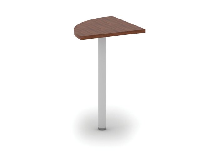 Spojovací stolek MIRELLI, 800 x 800 x 750 mm, ořech