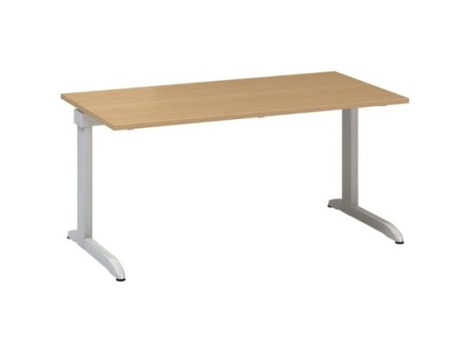 Kancelářský psací stůl CLASSIC C, 1600 x 800 mm, buk