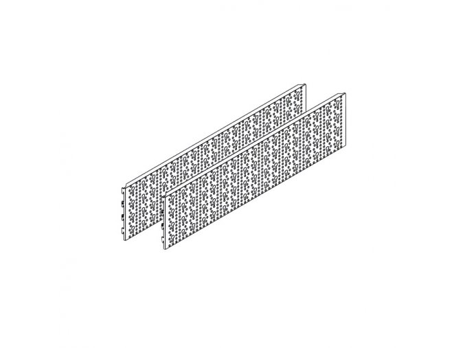 Plechové perforované panely ELEMENT SYSTEM, 2 ks