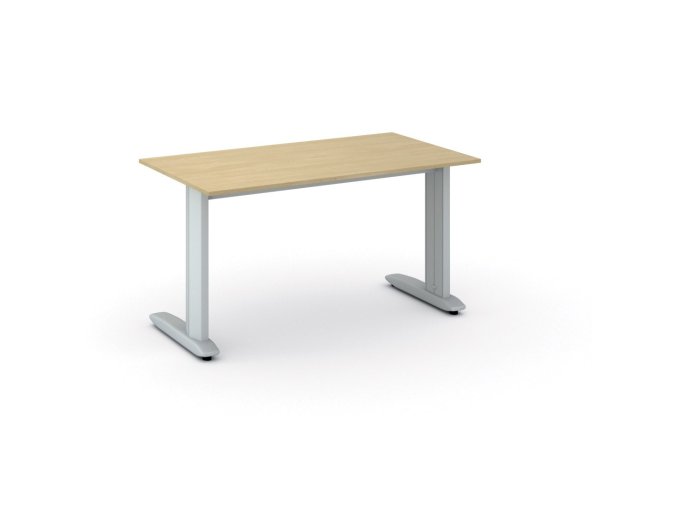 Kancelářský psací stůl PRIMO FLEXIBLE, 140x80 cm, bříza