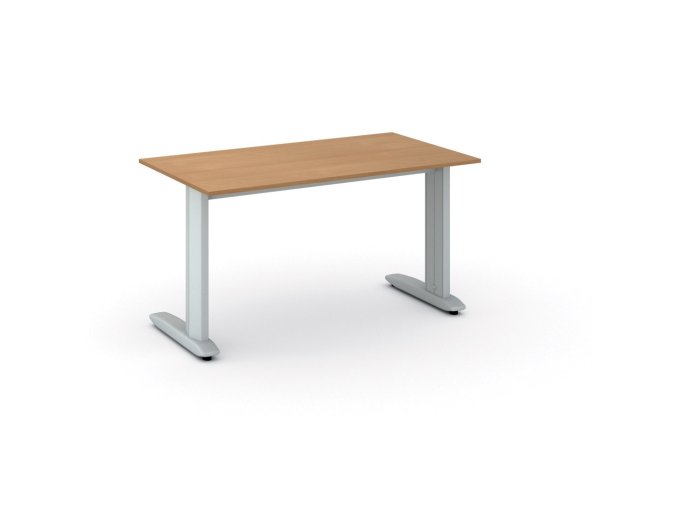 Kancelářský psací stůl PRIMO FLEXIBLE, 140x80 cm, buk