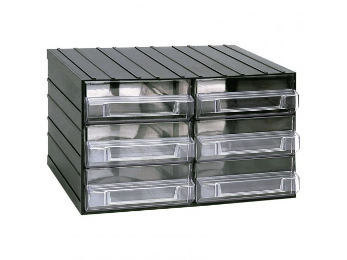 modulova skrinka se zasuvkami 382 x 290 x 230 mm 6 zasuvek 8504