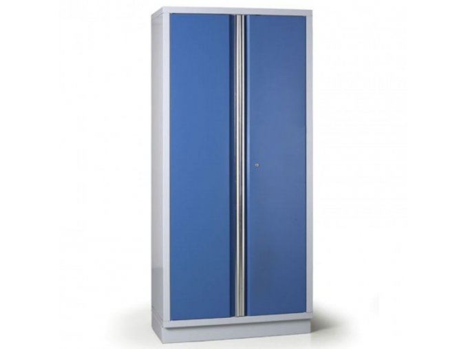 Policová dílenská skříň 2-dveřová EXPERT, 4 police, zámek, 915 x 458 x 2000 mm