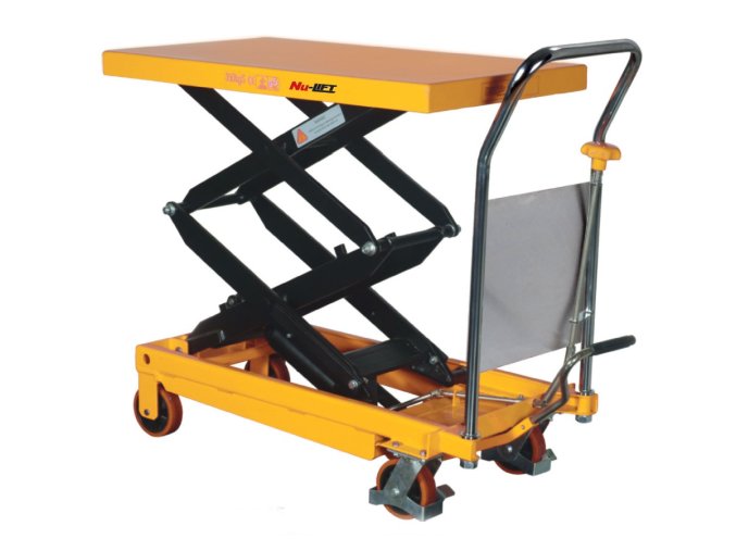 Pojezdový hydraulický zvedací stůl TFD, nosnost 350 kg, zdvih 1300 mm