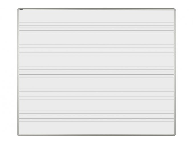 bila keramicka popisovaci tabule s potiskem ekotab 1500 x 1200 mm notova osnova 16417