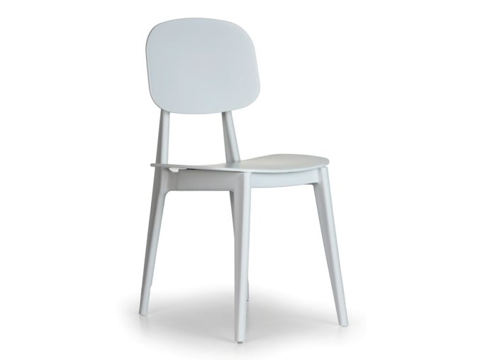 plastova jidelni zidle simply bila 19719