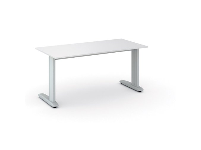 Kancelářský psací stůl PRIMO FLEXIBLE, 160x80 cm, bílá