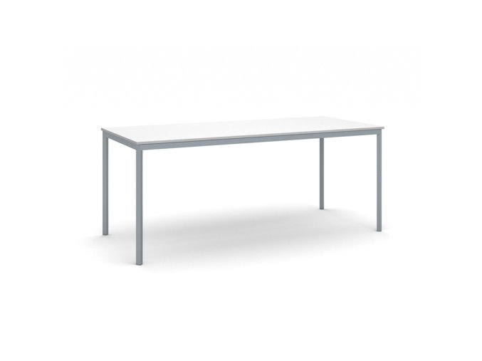 jidelni stul 180x80 cm tmave seda podnoz bila 17106