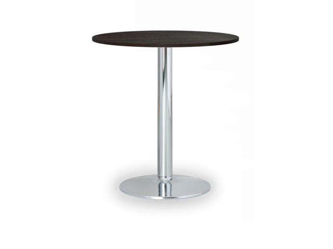 konferencni stolek filip ii prumer 80 cm chromovana podnoz wenge 104928