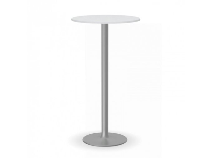 koktejlovy stul olympo ii prumer 600 mm seda podnoz deska bila 26847