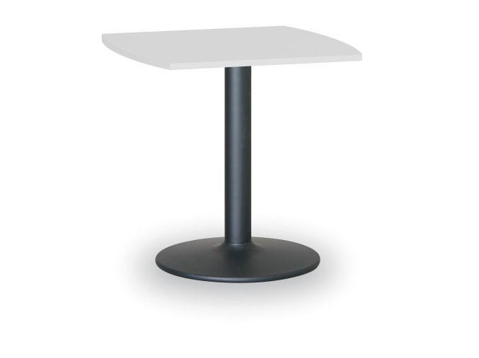 konferencni stolek zeus ii 66x66 cm cerna podnoz bila 88290