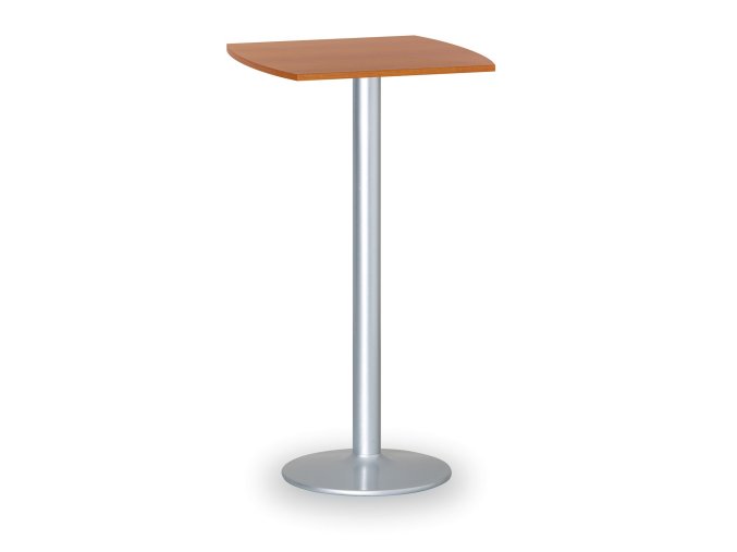 koktejlovy stul olympo ii 660x660 mm seda podnoz deska tresen 88322