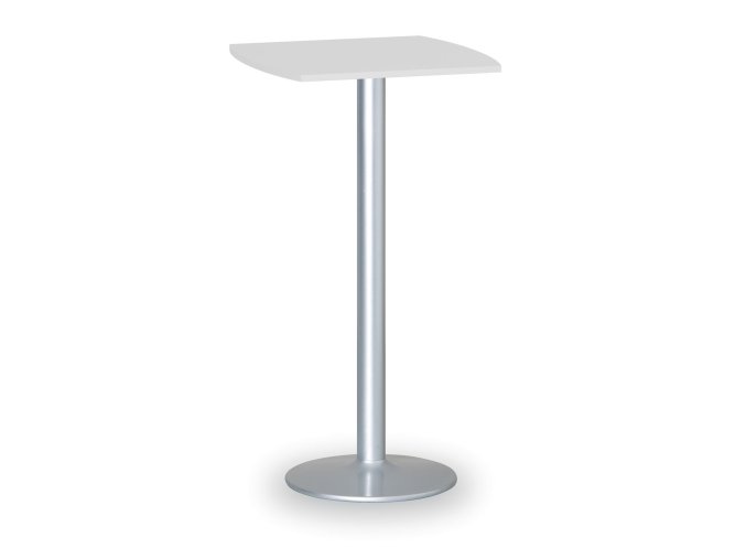 koktejlovy stul olympo ii 660x660 mm seda podnoz deska bila 88325