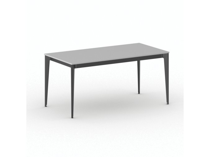 jednaci kancelarsky stul primo action 160x80 cm cerna podnoz seda 104143