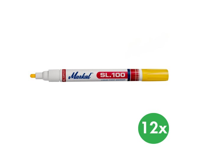 Barevný popisovač SL.100, žlutý, 12 ks