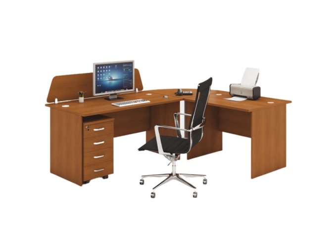 kancelarsky pracovni stul s kontejnerem mirelli typ e tresen 19991