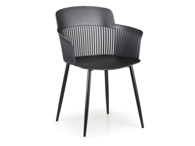 plastova bistro zidle molly cerna 104653