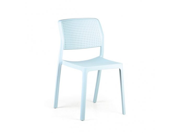 Plastová jídelní židle židle NELA, zelená