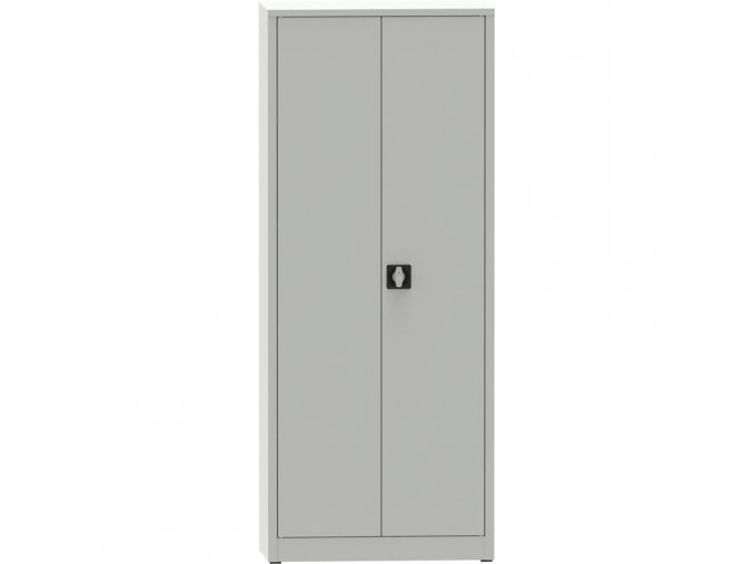Dílenská policová skříň na nářadí KOVONA JUMBO, 4 police, svařovaná, 800 x 500 x 1950 mm, šedá