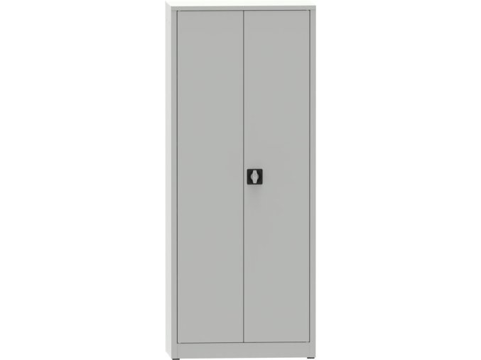 Dílenská policová skříň na nářadí KOVONA JUMBO, 4 police, svařovaná, 800 x 600 x 1950 mm, šedá
