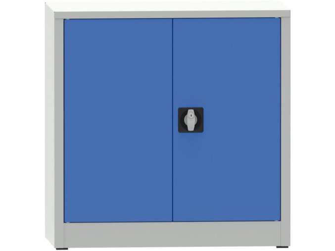 dilenska policova skrin na naradi kovona jumbo 1 police svarovana 800 x 500 x 800 mm seda modra 23425