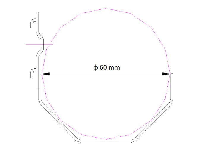 obloukovy drzak pro europerfo panely 15738