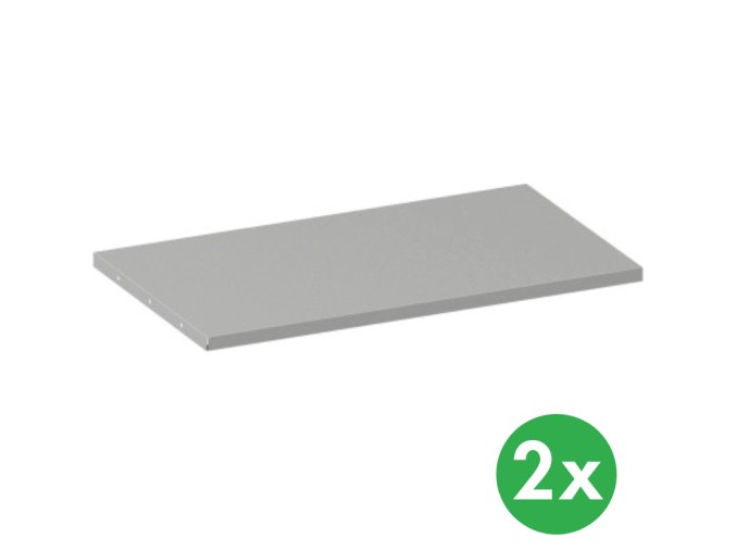 pridavna police ke kovovym skrinim 800 x 500 mm seda 2 ks 139413