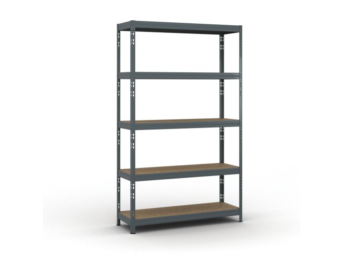 Policový regál 1966x1200x400 mm, nosnost 280kg