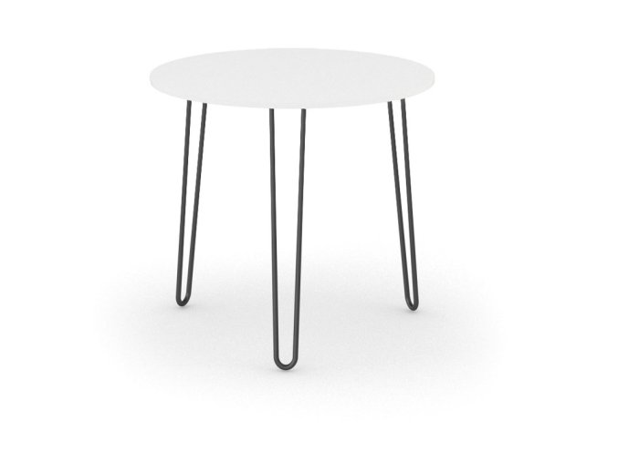 kulaty jidelni stul spider prumer 80 cm cerna podnoz bila 17758