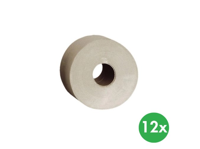 toaletni papir jednovrstvy prirodni role 180 m 12 ks 115641