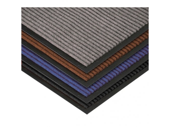 Odolná vstupní kobercová rohož s PVC, 900 x 1200 mm, černá