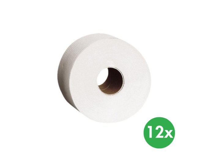 toaletni papir dvouvrstvy super bily role 180 m 12 ks 115615