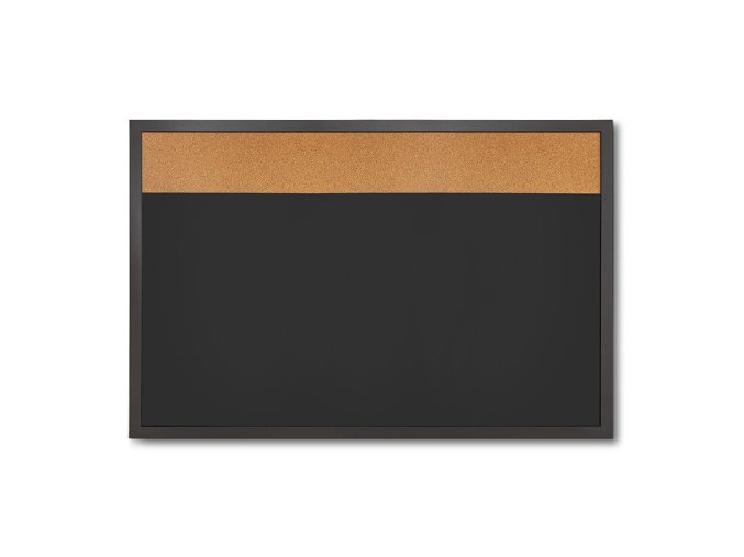 Combi Board – kombinovaná křídová tabule / korek, 900 x 600 mm