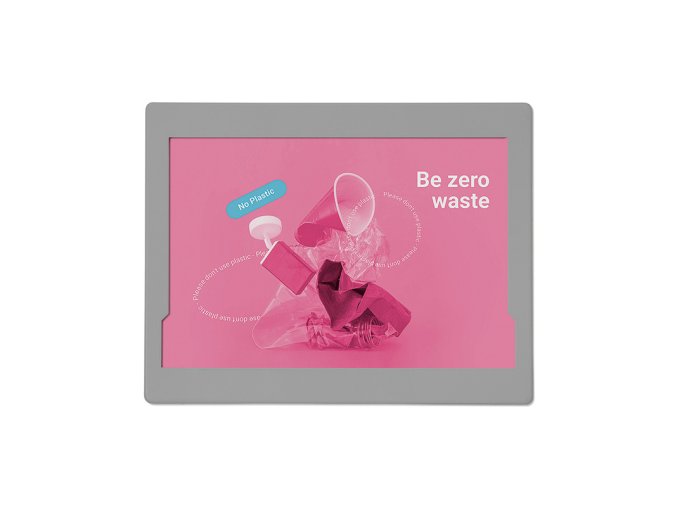 kovovy nasouvaci ram insert frame a4 stribrny na sirku 34045