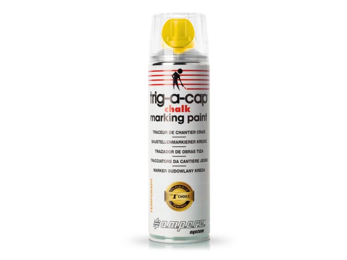 Křídový sprej TRIG-A-CAP CHALK, žlutý