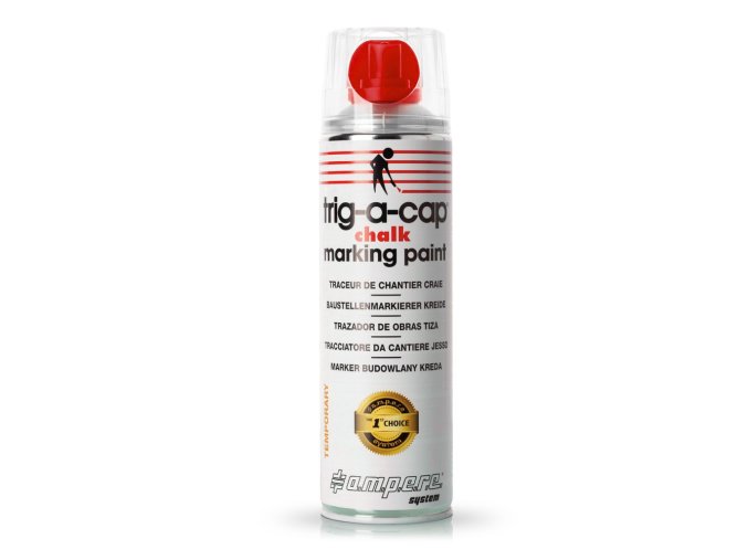 Křídový sprej TRIG-A-CAP CHALK, červený