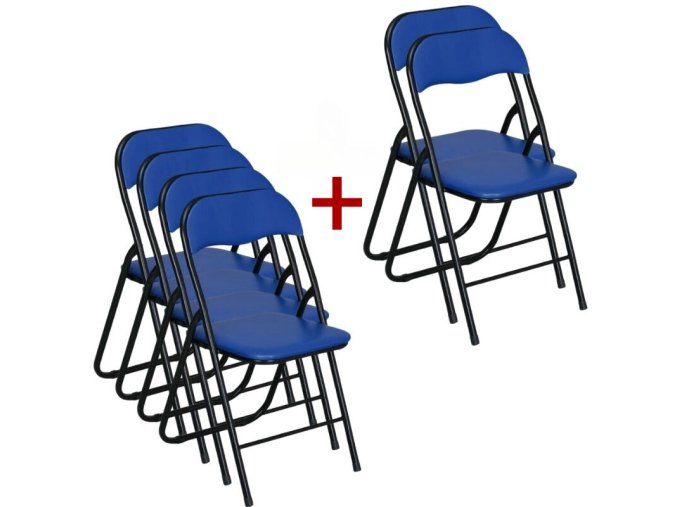 skladaci konferencni zidle briefing 4 2 zdarma modra 111770