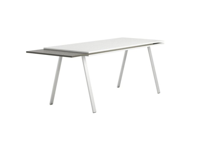 kancelarsky psaci stul layers vysuvna prostredni deska 170 cm bila grafit 22356