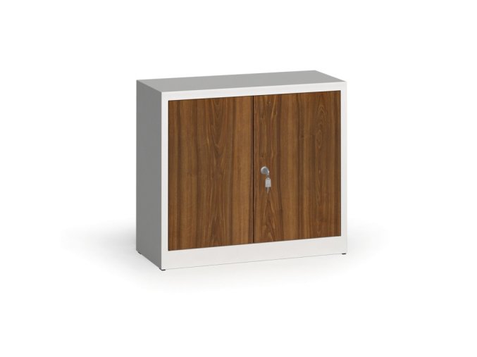 svarovane skrine s lamino dvermi 800 x 920 x 400 mm ral 7035 orech 10399